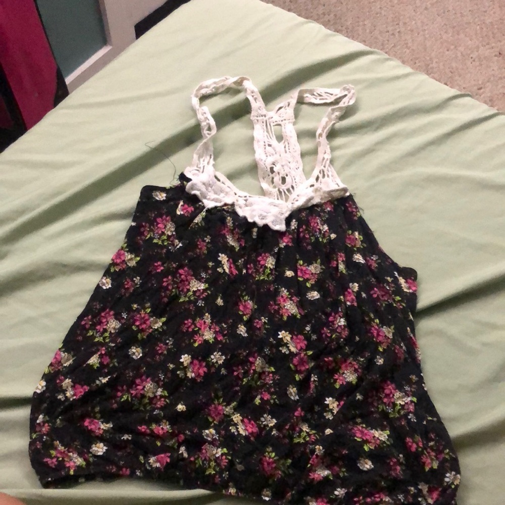ditzy floral blouse